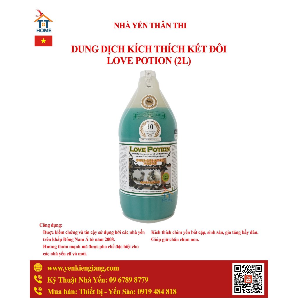 LOVEPOTION⚡ Dung dịch LOVEPOTION ⚡️ Giúp thu hút chim Yến