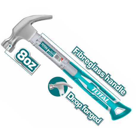 Búa nhổ đinh 220g , 450g , 560g TOTAL THTM7386D - THTS7308 - THTS7316 - THT73206