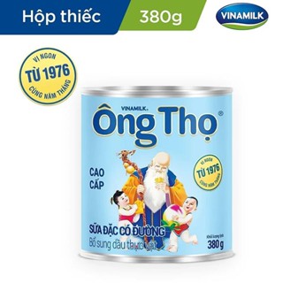 Sữa Ông Thọ trắng nhãn xanh lon 380g
