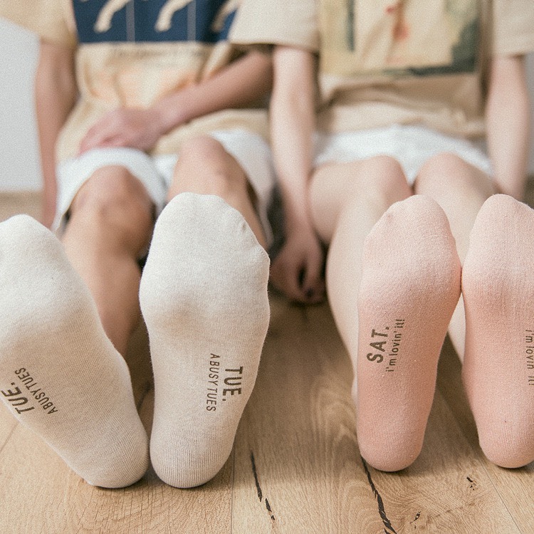 Sét 7 Đôi Tất 7 Ngày Trong Tuần Cho Nam Nữ