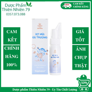 Xịt mũi Ưu Trương Gamkids - Giảm nghẹt mũi, khò khè ở trẻ nhỏ