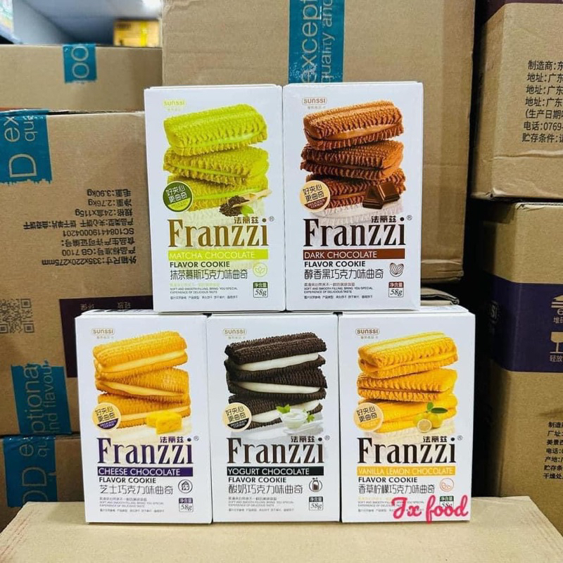 Bánh quy kem Franzzi hộp 58g