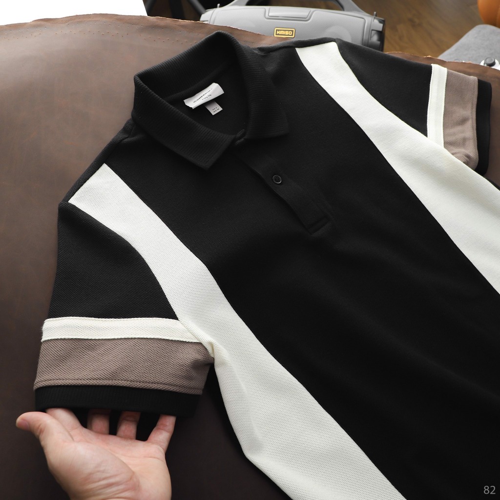 Áo Polo ColorBlock ICDN chất CVC hạn chế nhăn thoáng mát - PLID0082