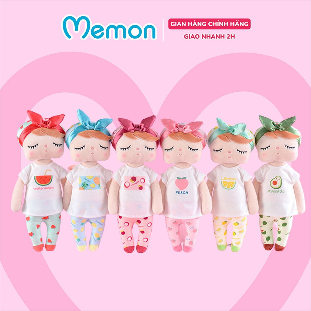 Gấu Bông Metoo Búp Bê Angela Bộ Quần Áo Baby Cho Em Bé Cao Cấp Memon