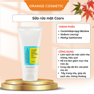 Sữa rửa mặt Cosrx Low PH Good Morning Gel Cleanser dạng gel chiết từ dầu cây trà (150ml)