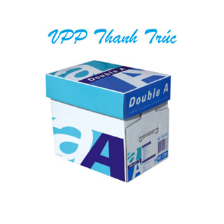 (Shoppe Video siêu giảm giá) Giấy in A4, photo A5 Double A, IK Plus 70gsm 1 thùng (A4 5 ream, A5 10 ream)