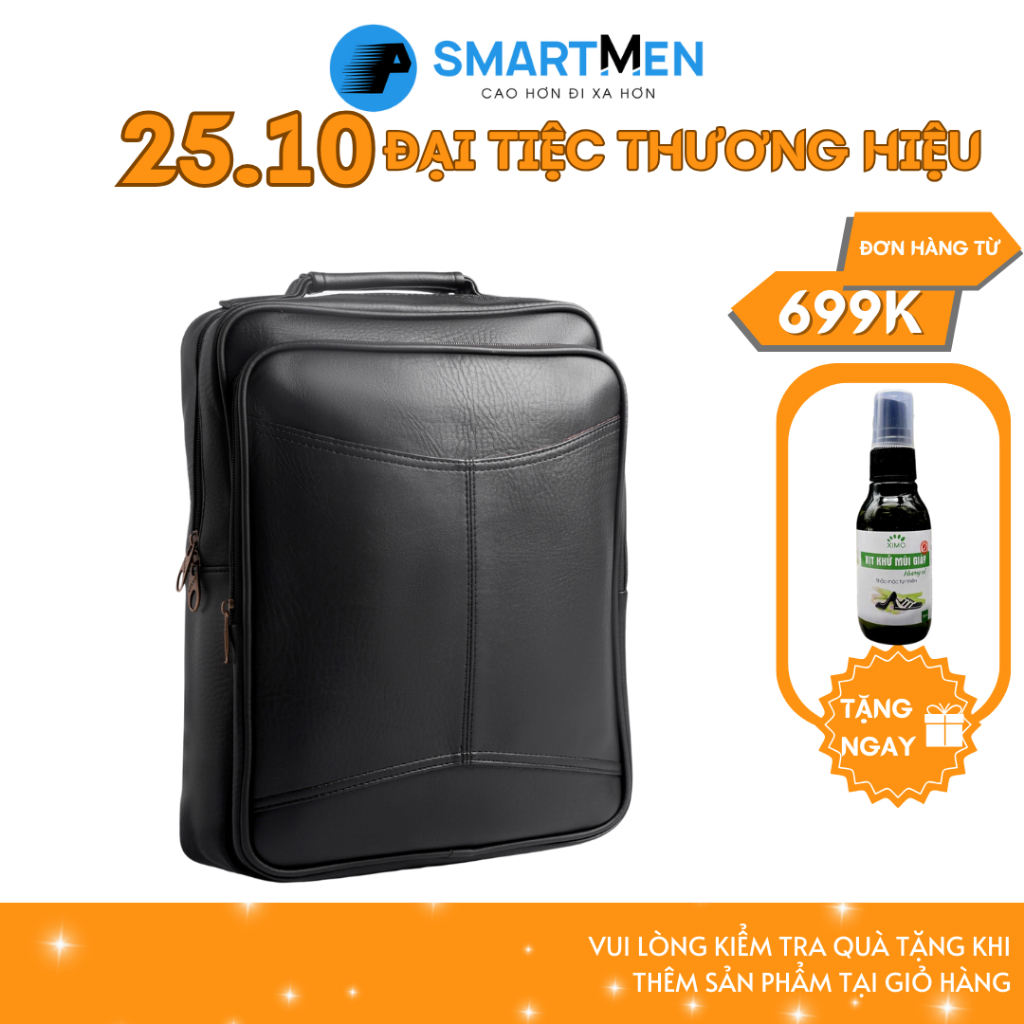 Balo da cao cấp SMARTMEN BDA-02 Đen