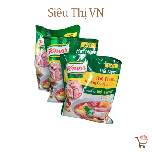 Hạt nêm Knorr túi 1.8kg, Hạt nêm cao cấp Knorr, Knorr hạt nêm DATE MỚI