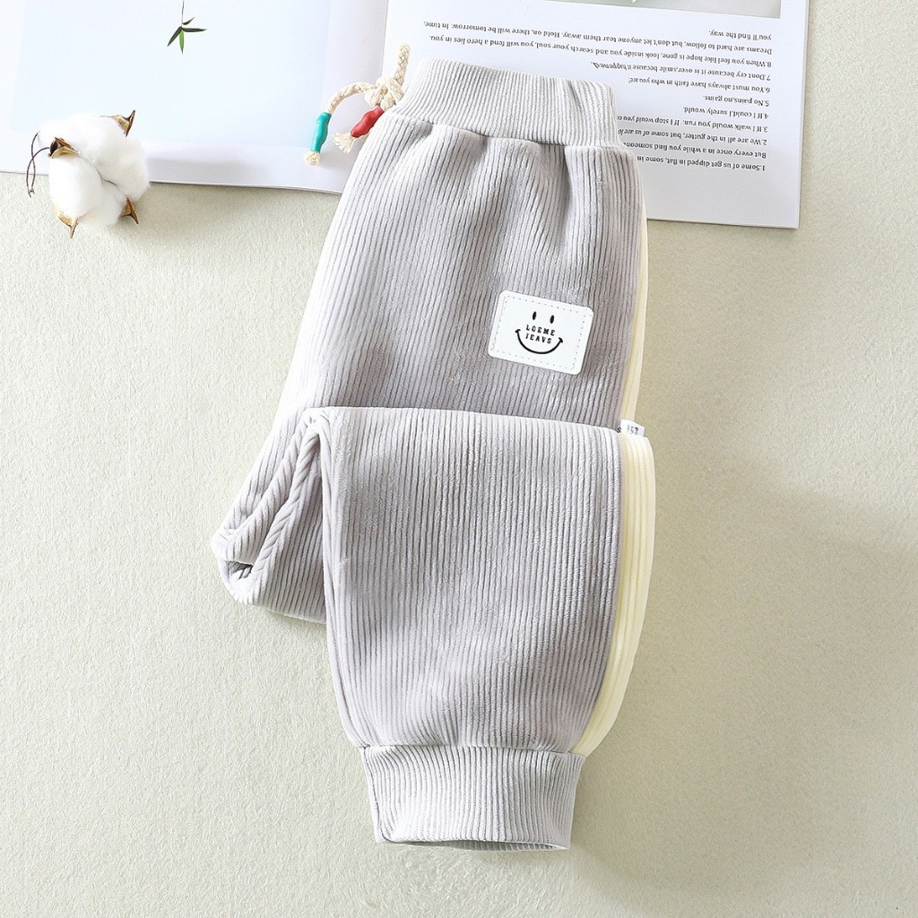 Quần Dài Thể Thao Lót Lông Cừu Giữ Ấm Dành Cho Bé Trai Bé Gái