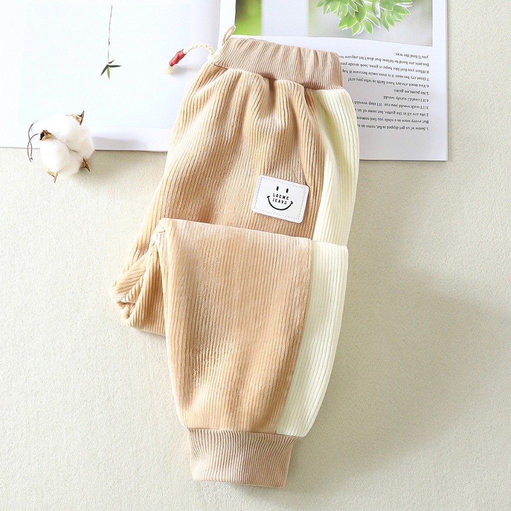 Quần Dài Thể Thao Lót Lông Cừu Giữ Ấm Dành Cho Bé Trai Bé Gái