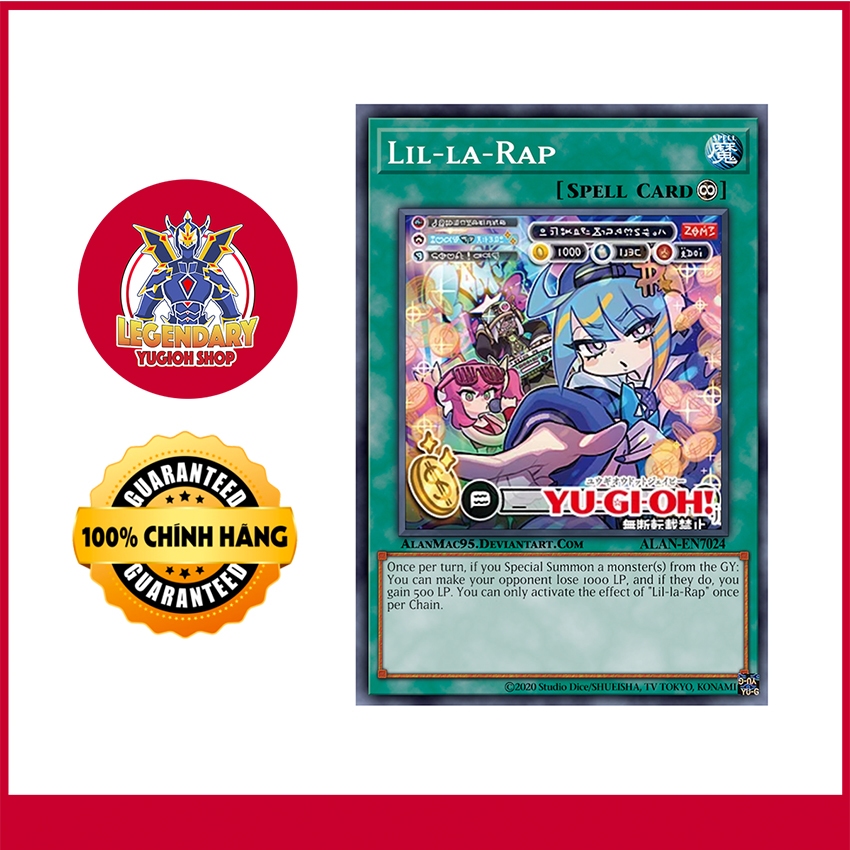 Thẻ Bài Yugioh Chính Hãng] Lil-la Rap