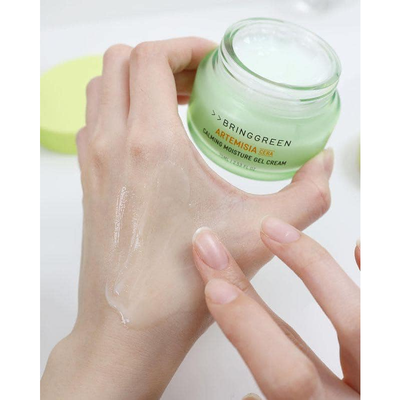 Kem dưỡng ẩm ngải cứu Bring Green Artemisia Cera Calming Moisture Gel Cream 75ml