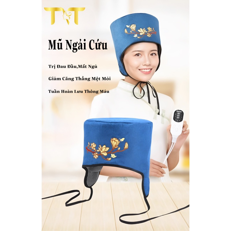 [Bảo hành 12tháng] Mũ ngải cứu HDEVICE giảm đau đầu, đau nửa đầu