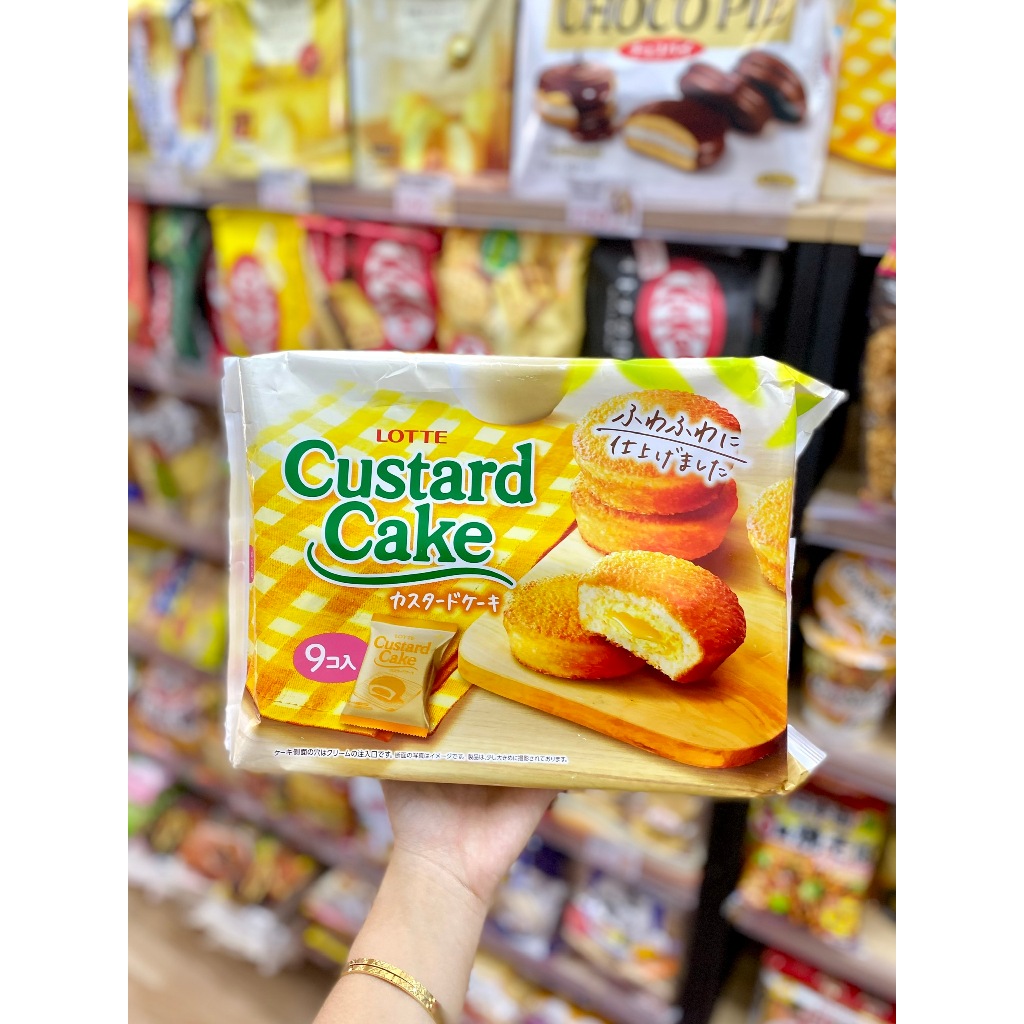 Bánh trứng Custard Nhật 9 cái