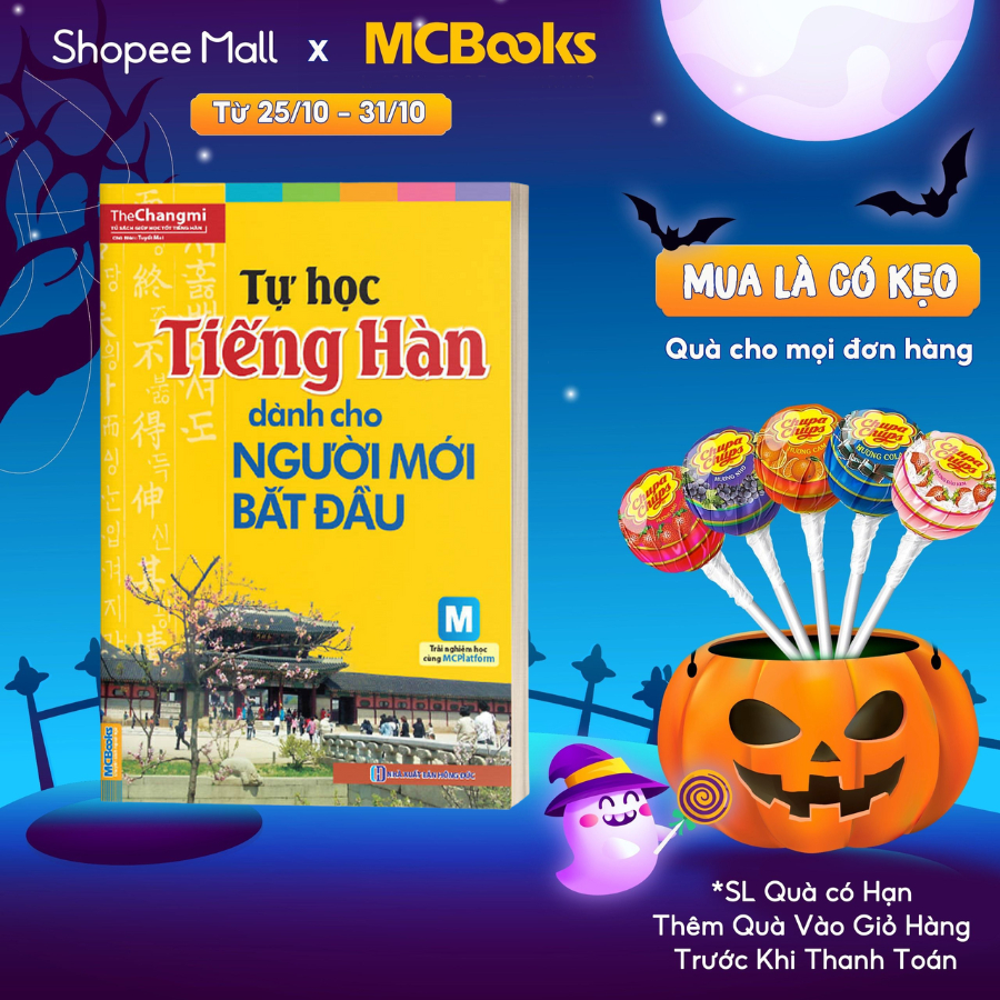 Sách - Tự học tiếng Hàn cho người mới bắt đầu Mcbooks