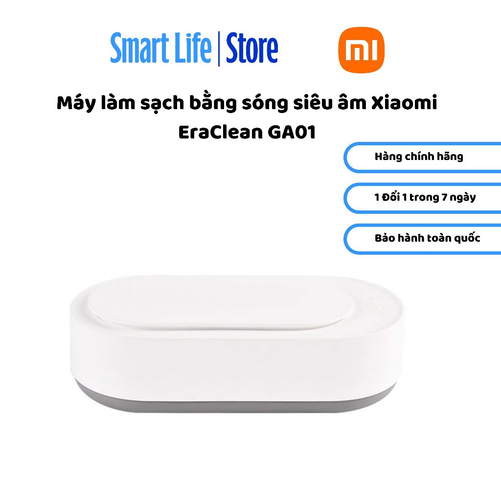 Máy làm sạch bằng sóng siêu âm Xiaomi EraClean GA01 cao cấp, nhỏ gọn