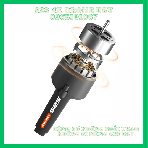 Flycam S2S 4K Tránh Chướng Ngại Vật, Định Vị Luồng Quang Học Giữ Vị Trí Tốt, Pin 2000mAh Thời Gian Bay Lên Đến 25 Phút