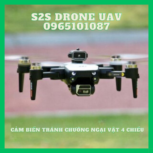 Flycam S2S 4K Tránh Chướng Ngại Vật, Định Vị Luồng Quang Học Giữ Vị Trí Tốt, Pin 2000mAh Thời Gian Bay Lên Đến 25 Phút