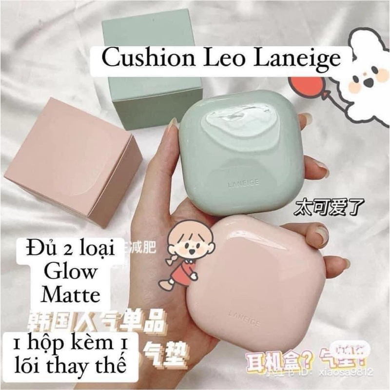 Phấn nước laneige sẵn 2 tone 21N, 23N