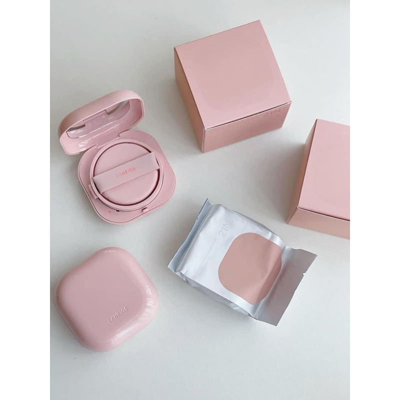 Phấn nước laneige sẵn 2 tone 21N, 23N