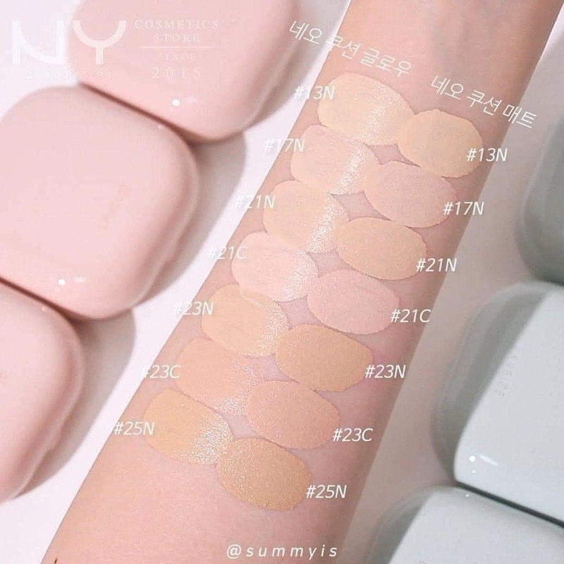 Phấn nước laneige sẵn 2 tone 21N, 23N