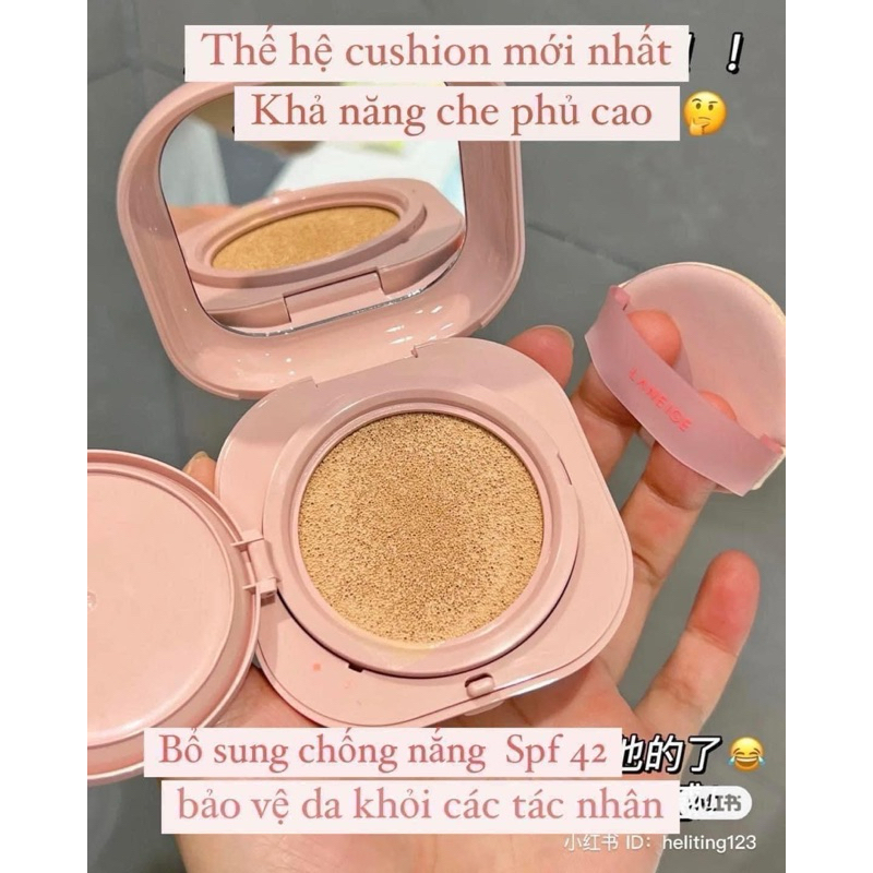 Phấn nước laneige sẵn 2 tone 21N, 23N