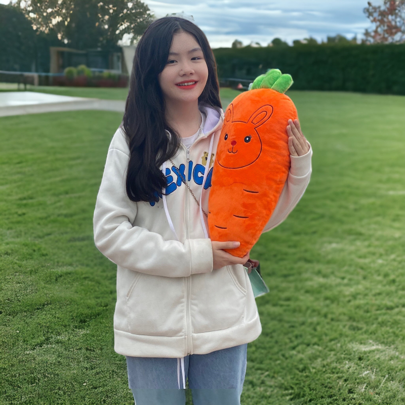 Gấu bông Cà Rốt Bé Thỏ size to 50cm cute dễ thương