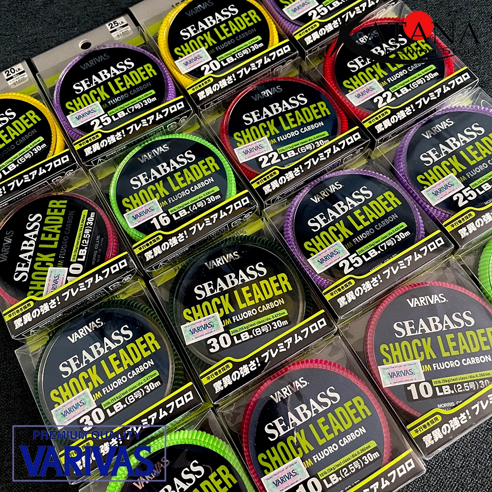 Dây Câu Fluoro Carbon - Varivas Seabass Shock Leader - Made in Japan - Dây Chính Hãng
