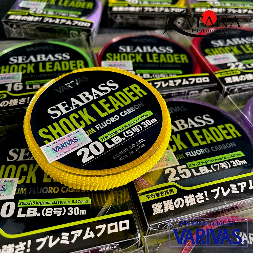 Dây Câu Fluoro Carbon - Varivas Seabass Shock Leader - Made in Japan - Dây Chính Hãng