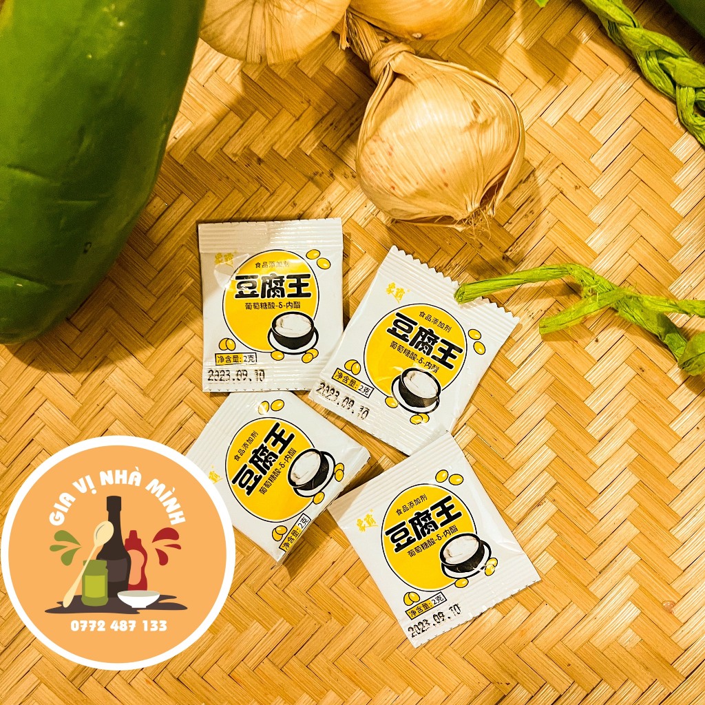 BỘT TẠO ĐÔNG LÀM ĐẬU PHỤ TẠI NHÀ - GÓI 2GR