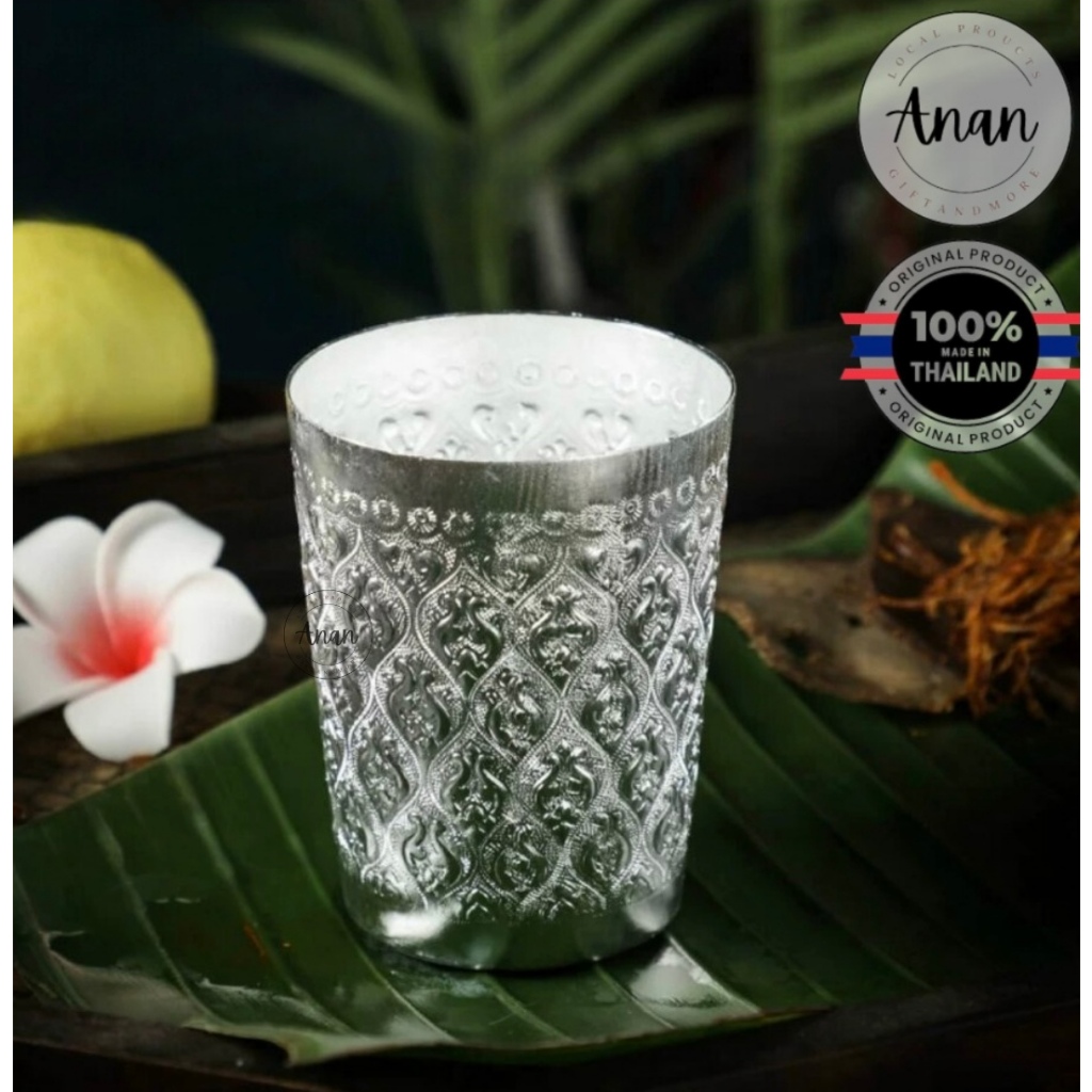 LY NHỎ UỐNG NƯỚC NHÔM MẠ BẠC THÁI LAN