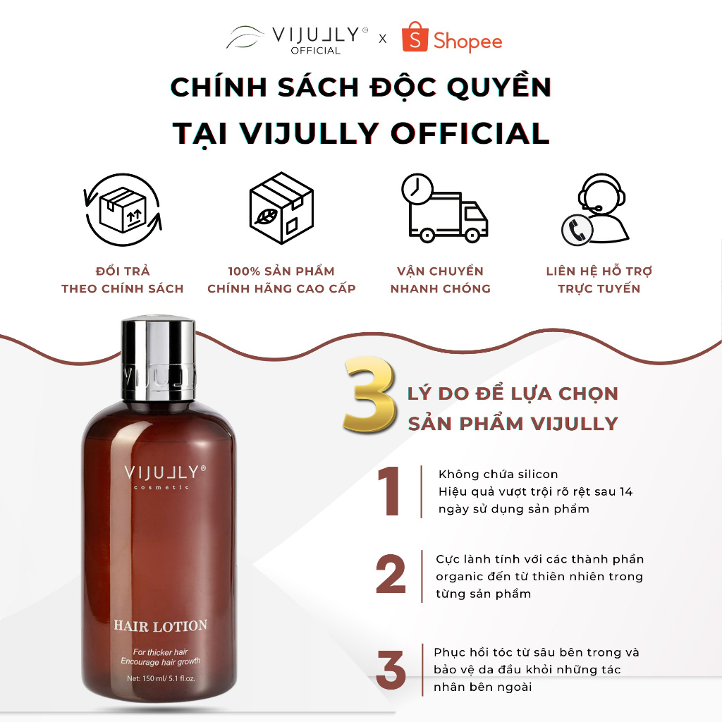 Xịt dưỡng tóc tinh dầu bưởi Vi Jully 150ml