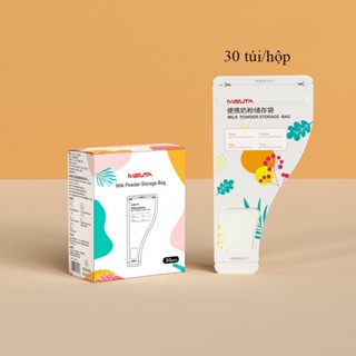 Túi đựng sữa bột Misuta hộp 30 túi chia sữa bột nhiều lần, trữ sữa bột tiện lợi shop Uni Baby