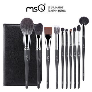 Bộ cọ trang điểm 10 cây msq da vinci makeup brush set with bag