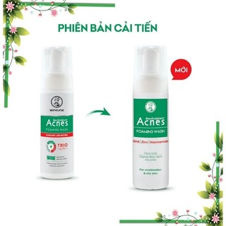 Dung dịch tạo bọt ngăn ngừa mụn Acnes Foaming Wash 150ml