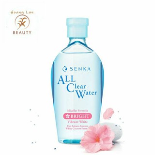 Nước tẩy trang micellar senka clear white 230ml