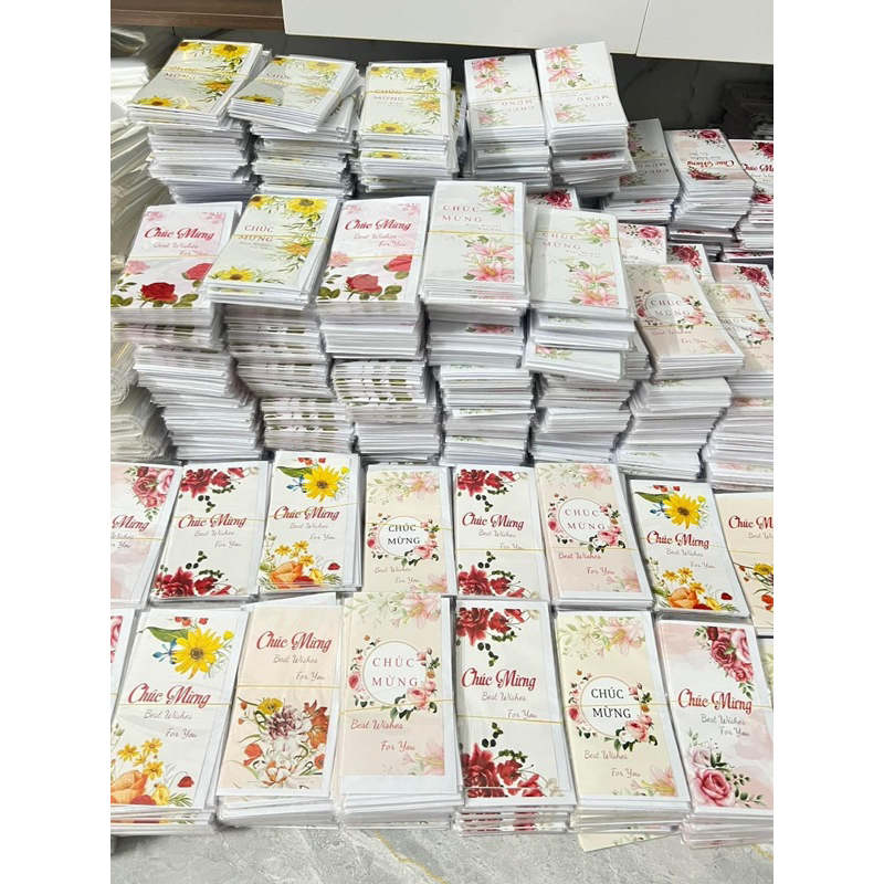 Sỉ 800đ ib -Thiệp chúc mừng kèm phong bì 20/10-14/2-20/11-8/3 giao cái ngẫu nhiên