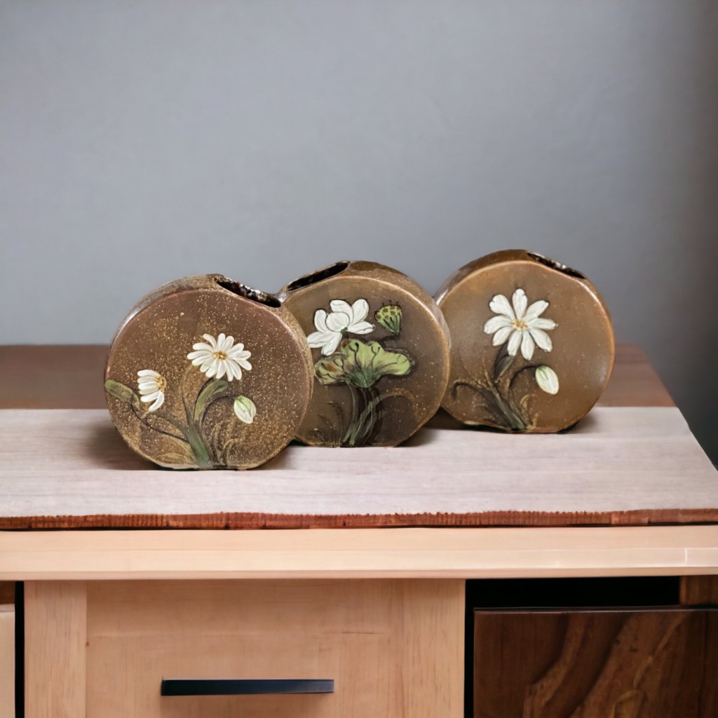 BÌNH HOA GỐM NHỎ BÁT TRÀNG