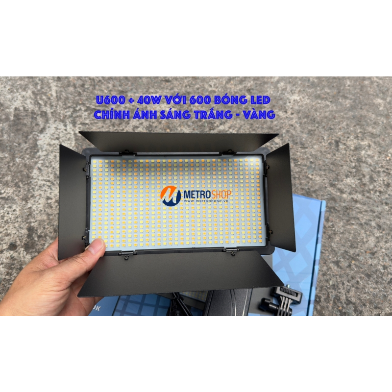 ĐÈN LED TRỢ SÁNG QUAY VIDEO CHỤP HÌNH 50W U800+ U600+