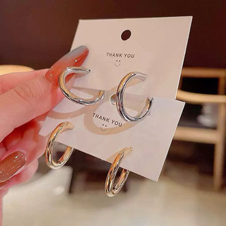 Bông tai khoen tròn nhỏ nhắn, khuyên tai tròn nhỏ unisex