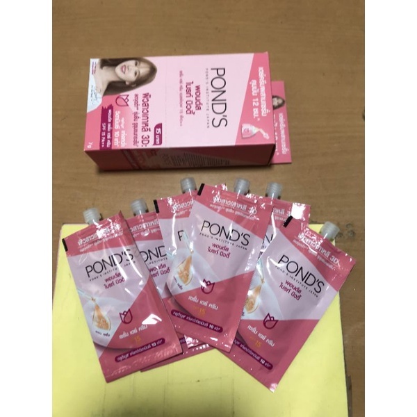 Hộp 6 Gói Kem Dưỡng Trắng Da POND'S Thái Lan Có Nút Vặn