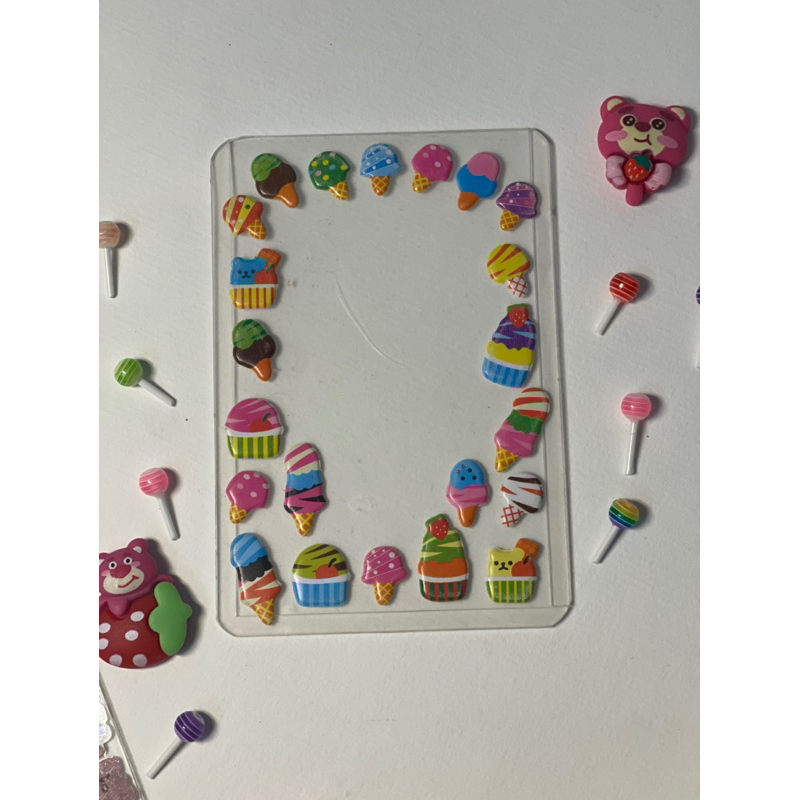 Toploader A7 trang trí sticker đơn giản siêu dễ thương