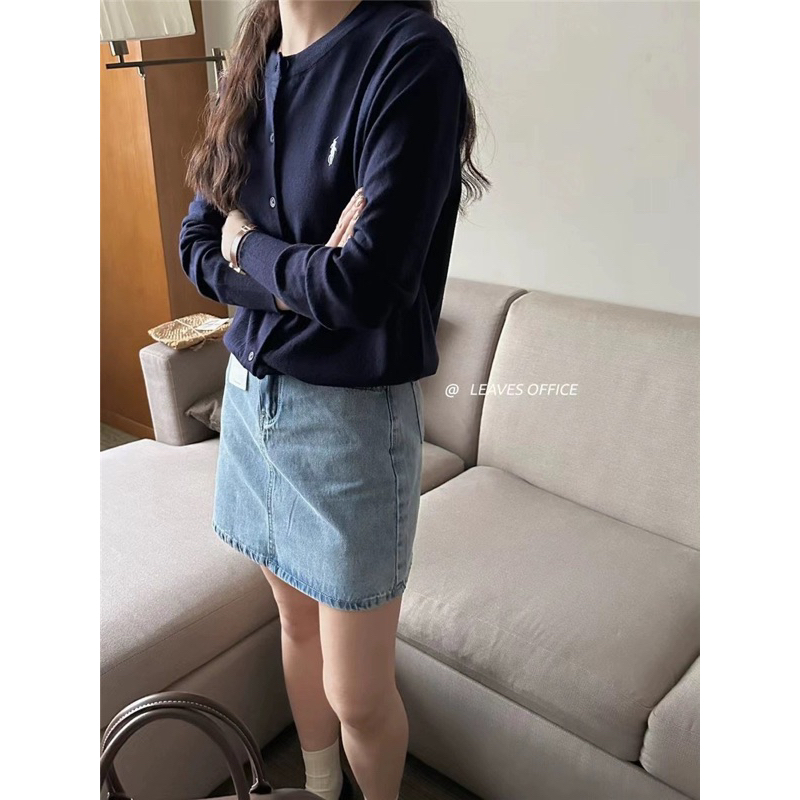 Áo cardigan logo ngựa  - MIDISTORE