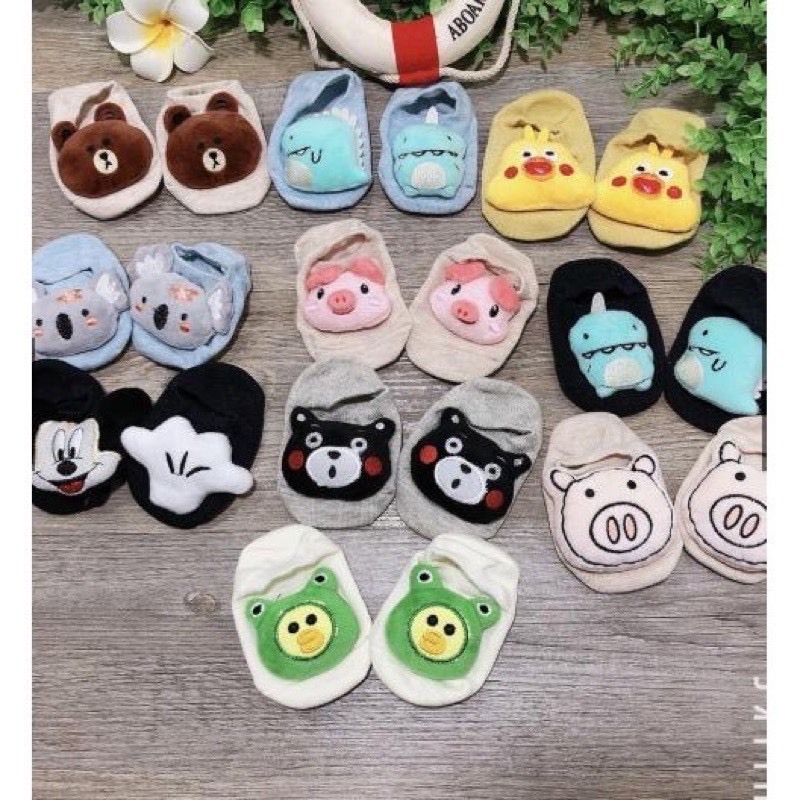 Tất vớ hình thú đáng yêu cho bé trai bé gái , trẻ sơ sinh , dautayshop.vn
