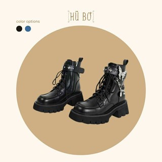 Leah boots - Boots da bò nữ cá tính ( genuine leather)