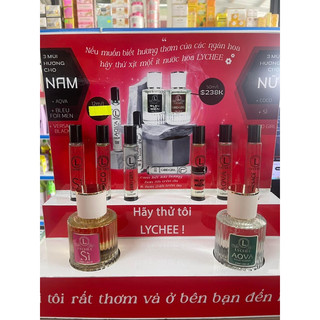 Nước hoa lychee tinh dầu pháp dạng lăn 12ml,nước hoa nam nữ