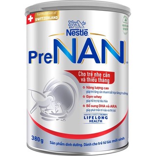 Sữa nestle pre nan 380g - dành cho trẻ nhẹ cân hoặc thiếu tháng
