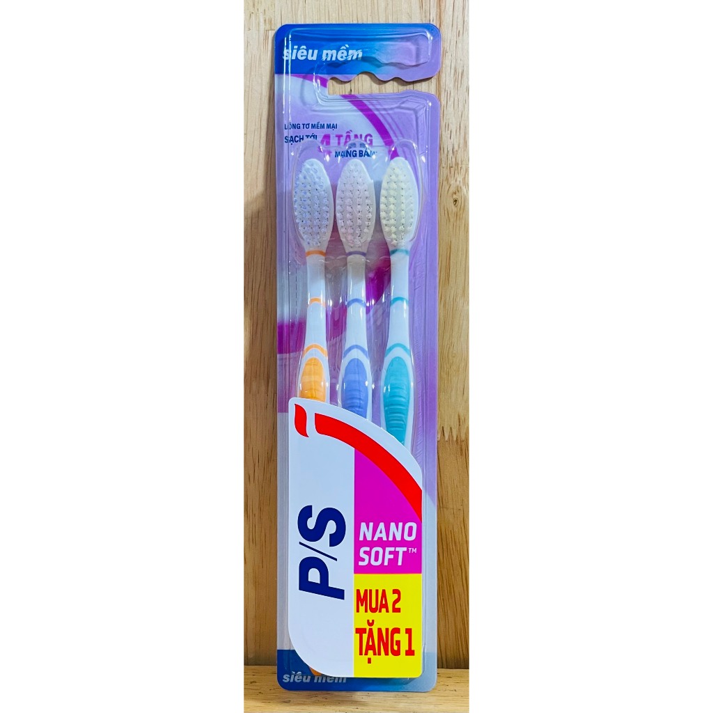 P/S Bàn chải đánh răng lông tơ siêu mềm mại, mua 2 tặng 1- BACH HOA HV