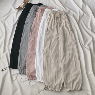 Quần jogger nữ chất vải xốp dù mịn hàn quốc FUGI 3019 - Jemcloset