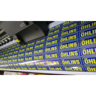 Tem Sticker Logo Ohlins Dán Trang Trí Xe Máy